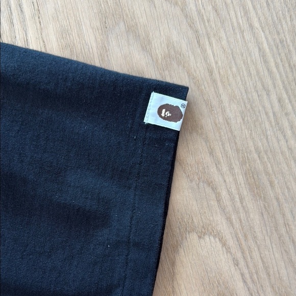 Bape Black Short Sleeve Tee with Bold Graphic - Picture 4 of 7